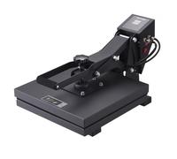 VEVOR Pressa a Caldo 38 x 38 cm per Trasferimento Termico per Magliette, per Vinile, Riscaldamento Rapido e Uniforme, Alta Pressione per Stampante a Sublimazione Digitale Qualità Industriale, Nera
