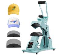 VEVOR Pressa a Caldo per Cappelli con 2 Piastre Intercambiabili Pressa a Caldo