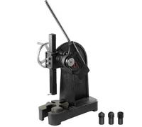 VEVOR Pressa a perno, Pressa per perno a cricchetto da 3 tonnellate, Pressa per perno, Altezza massima 12,2", Punzonatrice manuale per stampaggio, piegatura, allungamento, formatura