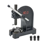 VEVOR Pressa a Perno, Pressa per Perno Manuale da 0,5 tonnellate, Altezza Massima 4,6", Pressa per Perno da Tavolo Manuale in ghisa, Pressa Manuale di precisione per stampaggio, Piegatura