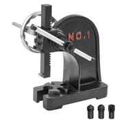 VEVOR Pressa a perno, Pressa per perno manuale da 1 tonnellata con volantino, Altezza massima 5,9", Pressa per perno da tavolo manuale per carichi pesanti in ghisa, Pressa manuale di precisione