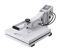 VEVOR Pressa di Calore 380 x 380 mm Pressa di Calore ad Alta Pressione per Magliette, Riscaldamento Rapido, Stampante Digitale a Sublimazione Industriale per Vinile a Trasferimento di Calore, Bianco