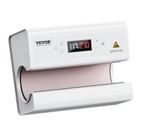 VEVOR Pressa di Calore Automatica per Tazze a Sublimazione da 12 a 32 oz, Pressa per Tazze Mug con Nastro e Guanto Impostazione Temperatura Tempo per Tazze, Pressa a Caldo per Tazze Faidate Bianco