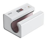 VEVOR Pressa di Calore Automatica per Tazze a Sublimazione da 12 a 32 oz, Pressa per Tazze Mug con Nastro e Guanto Impostazione Temperatura Tempo per Tazze, Pressa a Caldo per Tazze Faidate Bianco