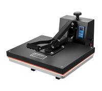 VEVOR Pressa di Calore, Pressa di Calore Potenza, Riscaldamento Pressa di Calore per Magliette, Stampante Digitale Sublimazione Industriale per Vinile Trasferimento Termico, Nero,406 x 510 mm, 1700W