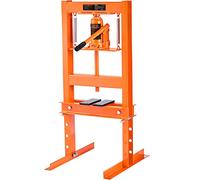 VEVOR Pressa Idraulica a Pavimento da Officina Garage Forza di Pressatura Massima di 6 Tonnellate, Pressa Idraulica da Officina Manuale Corpo in Acciaio al Carbonio Altezza Regolabile tra 55-250 mm