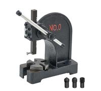 VEVOR Pressa a perno, Pressa per perno manuale da 0,5 tonnellate, Altezza massima 4,6", Pressa per perno da tavolo manuale in ghisa, Pressa manuale di precisione per stampaggio, piegatura