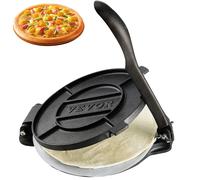VEVOR Pressa Manuale per Tortilla Piadine Dolci in Ghisa Ø20 cm Fatte in Casa