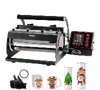 VEVOR Pressa per Bicchiere, Pressa per Tazze da 11-30 once, Pressa per Bicchiere con Carta per Sublimazione, Impostazione Temperatura Tempo, Tazze per Sublimazione, Macchina Pressa a Caldo Bicchiere