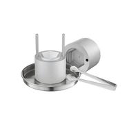 VEVOR Pressa per Cubetti di Ghiaccio 65mm, Stampo per Cubetti di Ghiaccio Rotondi in Alluminio Aeronautico, Pressa per Cubetti di Ghiaccio con Vassoio Antigoccia Pinze Bevande Cocktail Whisky Bar