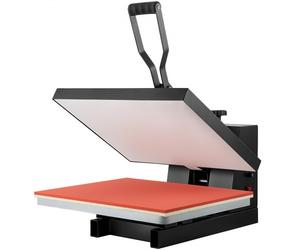 VEVOR Pressa Termica da 40,6 x 51 cm ad Alta Pressione per T-shirt Nera, Riscaldamento Rapido, Controllo Preciso, Digitale Industriale a Sublimazione, per Vinile Termotrasferibile, Facile da Usare