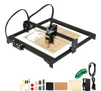 VEVOR Pro Macchina per Incisione Laser, 410 x 400 mm Potenza 5,5 W 6000 mm/min Incisione Laser in Lega di Alluminio per Carta, Legno, Pelle, Stoffa, Plastica, Acrilico, Superficie Metallica Verniciata