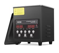 VEVORPulitore a Ultrasuoni 2 L Macchina per Pulizia a Ultrasuoni Digitale 60 W