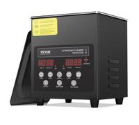 VEVORPulitore a Ultrasuoni 2 L Macchina per Pulizia a Ultrasuoni Digitale 60 W