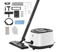 VEVOR Pulitore a Vapore, Potente Vaporizzatore Multiuso con 27 Accessori, Pulizia a Vapore con Cavo di Alimentazione Extra Lungo, Serbatoio 1,5 kg e Maniglia Portatile, per Fughe Piastrelle Pavimenti