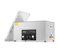 VEVOR Pulitore ad Ultrasuoni 22L con Timer Riscaldante Cestello Pulitrice 480W