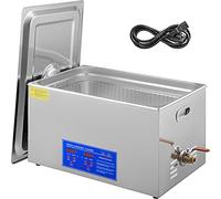 VEVOR Pulitore ad Ultrasuoni 30L Macchina per la Pulizia Pulitore ad Ultrasuoni Dispositivo in Acciaio Inox con Timer Digitale Uso Commerciale Domenistico Personale