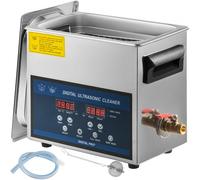 VEVOR Pulitore ad Ultrasuoni a Doppia Frequenza 6L con Riscaldatore per Parti di Gioielli 28 / 40KHz