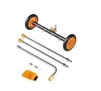 VEVOR Pulitore per Idropulitrice per Superfici in Acciaio Inox, 275,8 bar Max, Meccanismo di Regolazione dell'Angolazione, 4 Ugelli di Spruzzo, 2 Lance Estese per Vialetto, Patio 415 mm