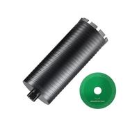 VEVOR Punta a corona, Punta a corona diamantata da 10,8 cm a umido/secco per mattoni e blocchi, Punta a corona per calcestruzzo con adattatore per punta pilota e lama