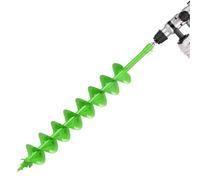 VEVOR Punta da Trapano a Coclea per Piantagione, Punta da Trapano a Spirale Ø100 x 790 mm, Compatibile con Trapani con Attacco da 20 mm, Accessori per Perforazione Pali da Giardino