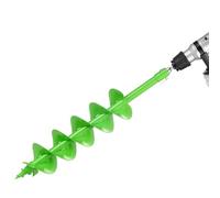 VEVOR Punta da Trapano a Coclea per Piantagione, Punta da Trapano a Spirale Ø150 x 800 mm, Compatibile con Trapani con Attacco da 20 mm, Accessori per Perforazione da Giardino Cortile