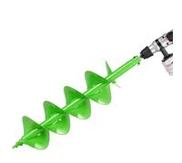 VEVOR Punta da Trapano a Coclea per Piantagione, Punta da Trapano a Spirale Ø200 x 790 mm, Compatibile con Trapani con Attacco da 20 mm, Accessori per Perforazione da Giardino Cortile