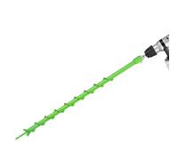 VEVOR Punta da Trapano a Coclea per Piantagione, Punta da Trapano a Spirale Ø40 x 790 mm, Compatibile con Trapani con Attacco da 20 mm, Accessori per Perforazione da Giardino Cortile