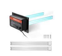 VEVOR Purificatore d'Aria HVAC per Tutta la Casa, Luce UV UVC nel Condotto per Aria Condizionata, Depuratore d'Aria con 2 Lampadine di Ricambio, Luci UV HVAC per Sistemi AC, 72 W 258 x 156 x 498 mm