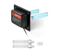 VEVOR Purificatore d'Aria HVAC per Tutta la Casa, Luce UV UVC nel Condotto per Aria Condizionata, Depuratore d'Aria con 2 Lampadine di Ricambio, Luci UV HVAC per Sistemi AC, 18 W 175 x 126 x 217 mm