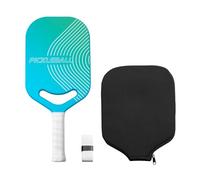 VEVOR Racchetta da Pickleball Professionale, con Superficie in Fibra di Carbonio T700 e Nucleo a Nido d'Ape, con Maggiore Potenza, Controllo e Rotazione per Adulti, Uomini e Donne, Verde