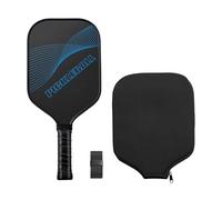 VEVOR, Racchetta da Pickleball Professionale, Nero, 16,46 x 7,48 Pollici / 418 x 190 mm