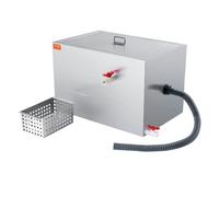VEVOR Separatore di Grasso da Cucina in Acciaio Inox 60x40x39 cm 18 kg