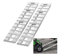 VEVOR Rampa Carico in Alluminio 2 Pezzi 183x38 cm, Rampa Portatile,di Accesso con capacità Carico 2721,6 kg per Moto, Fuoristrada, Rimorchio, ATV, UTV, Trattore, Tosaerba, Rampa per Trasporto