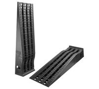 VEVOR Rampa di Carico per Auto, 2 Pezzi Altezza di Sollevamento 160 mm Rampa per Sollevamento per Auto da Officina, Cambio Olio e Riparazione di Camion, Ogni Pezzo Carico 1474 kg, Nero