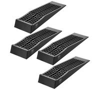 VEVOR Rampa di Carico per Auto, Altezza di Sollevamento 65 mm, Rampa per Sollevamento per Auto da Officina, Cambio Olio e Riparazione Camion, Ogni Pezzo Carico 9072 kg, Nero 4 Pezzi