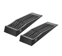 VEVOR Rampa di Carico per Auto, Altezza di Sollevamento 65 mm, Rampa per Sollevamento per Auto da Officina, Cambio Olio e Riparazione Camion, Ogni Pezzo Carico 2268 kg, Nero 2 Pezzi