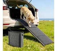 VEVOR Rampa per Cani per Auto 180 x 43,2 cm Rampe Pieghevoli con Superficie in Feltro Antiscivolo per Animali Domestici di Taglia Media e Grande Fino a 113 kg, per Cani da Esterno per SUV e Camion