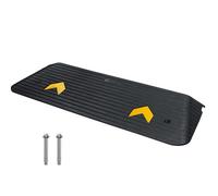 VEVOR Rampa per Soglia Gradini in Gomma Canale per Cavi Altezza 3,8 cm Max. 15T