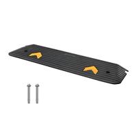 VEVOR Rampa per Soglia in Gomma Altezza 2,5 cm con Canale per Cavi Capacità Max. 15 Tonnellate per Veicoli, Rampa per Soglia Gradini Superficie Antiscivolo 113x24,1x2,5 cm, Rampa Soglia Antiscivolo