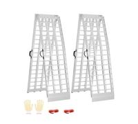 VEVOR Rampe in Alluminio da 907,18 kg 2 Pezzi, Rampa di Carico Universale Stabile con Maniglie, Superficie di Rampa più Ampia, Adatte per ATV, UTV, Motociclette, Biciclette Elettriche