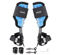 VEVOR Ramponi per Arrampicata sugli Alberi, Attrezzatura per Arrampicata sugli Alberi Regolabile in Altezza con Cinghie e Cuscino Imbottito, Carico 159 kg, per Arboricoltura per Raccolta di Frutta