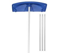 VEVOR Rastrello da Neve per Tetto, Lama in Plastica PP da 600 mm, Raschietto per Tetti da Neve Regolabile 1180-5550 mm con Ruote, Impugnatura Antiscivolo, Pala per Rimozione Neve Foglie e Detriti