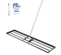 VEVOR Rastrello Livellatore per Prato Manico 2130 mm Piastra Base 254 x 1219 mm