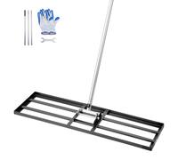 VEVOR Rastrello Livellatore per Prato Manico 2130 mm Piastra Base 254 x 914 mm