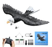 VEVOR RC Aereo, 2,4 GHz Aereo Telecomandato, 2 Canali con Stabilizzatore Giroscopico 6 Assi, Pronto a Volare Aereo da Caccia Giocattolo Aereo 2 Batterie, Facile Volare RC Aliante per Adulti Bambini