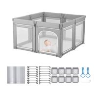 VEVOR Recinto per Bambini, 1200 x 1200 mm Pieghevole con Porta Cerniera