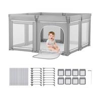 VEVOR Recinto per Bambini 2000 x 1780 mm Pieghevole con Porta Cerniera Rete