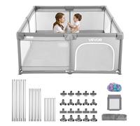 VEVOR Recinto per Bambini 2000 x 1785 mm Centro Attività con Porta Cerniera Rete