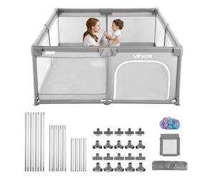 VEVOR Recinto per Bambini 2000 x 1785 mm Centro Attività con Porta Cerniera Rete